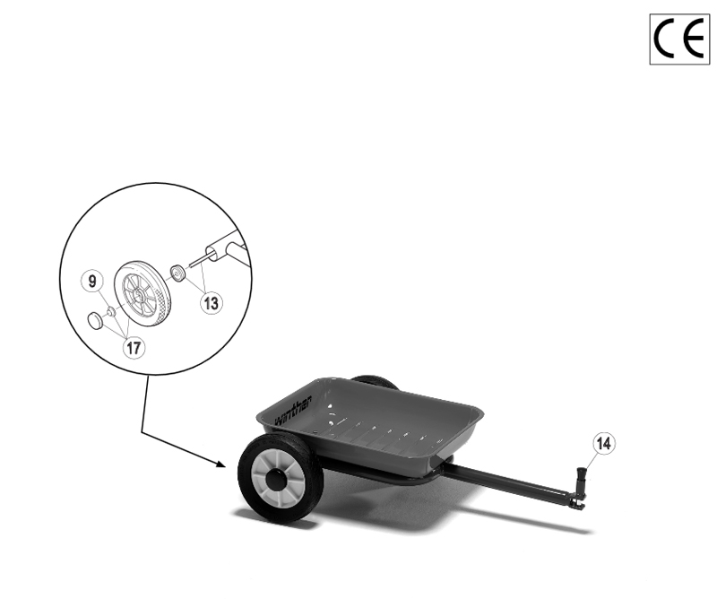 Winther Mini Viking Trailer (Model No. 437) Spare Parts