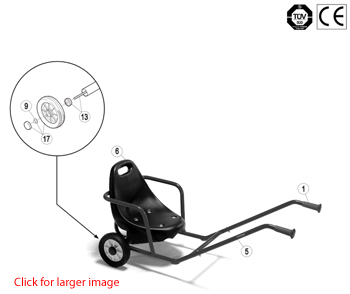 Winther Mini Viking Rickshaw (Model No. 448) Spare Parts