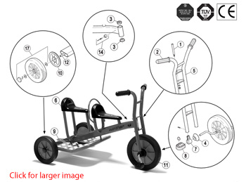 Winther Viking Taxi (Model No. 462) Spare Parts