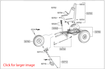 Winther Viking Explorer Funracer (Model No. 480) Spare Parts
