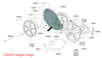 Winther Viking Explorer Chili Recumbent (Model No. 485) Spare Parts