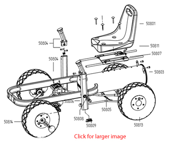 Winther Viking Explorer Starwheeler (Model No. 510) Spare Parts