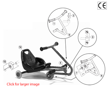 Winther Challenge Hand Twister (Model No. 622) Spare Parts
