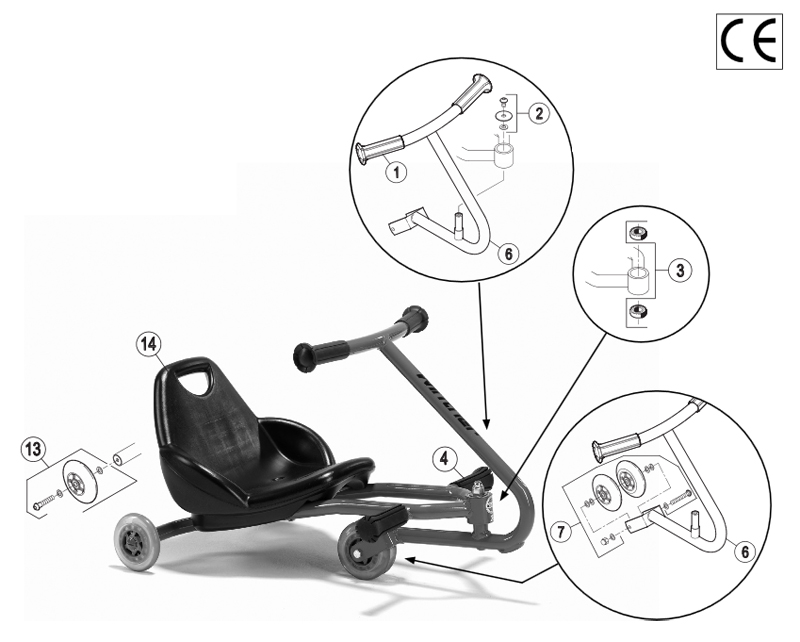Winther Challenge Hand Twister (Model No. 622) Spare Parts