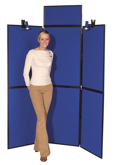 6-Panel Freestanding Display Kit - PVC Frame