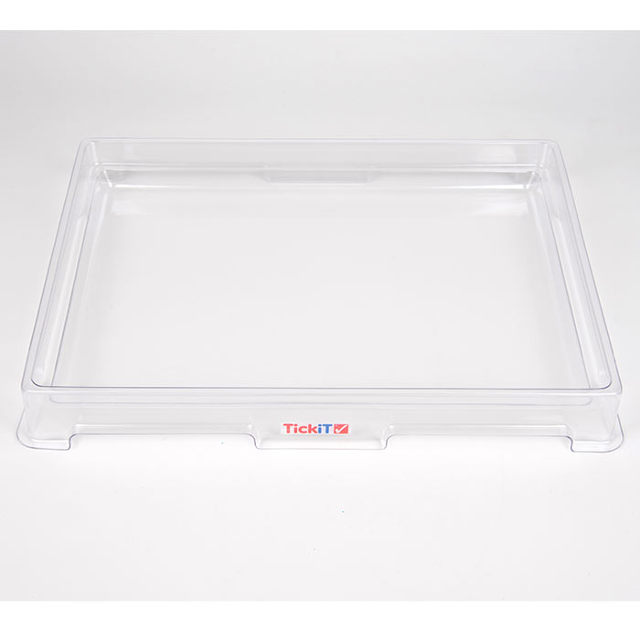 TickiT 72048 Bandeja Cubierta Transparente A2 Para Panel De Luz – Plato Termoplástico De 670x490x53 Mm, Ideal Para Juego Sensorial Y Creativo
