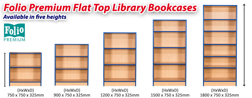 Folio Flat Top Bookcase frag