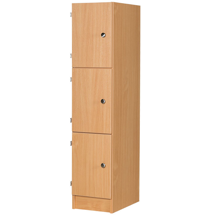 Primary Height Three Door Locker - 1370mm