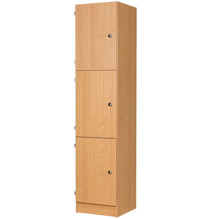 Secondary Height Three Door Locker - 1800mm