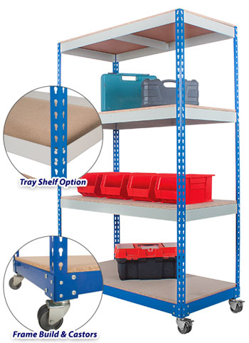 Mobile Trolley Shelving Mobile Trolley Shelving