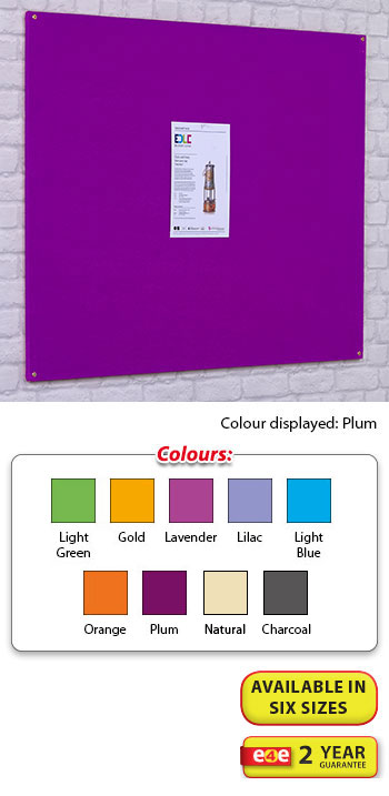 Accents Flameshield Unframed Noticeboard