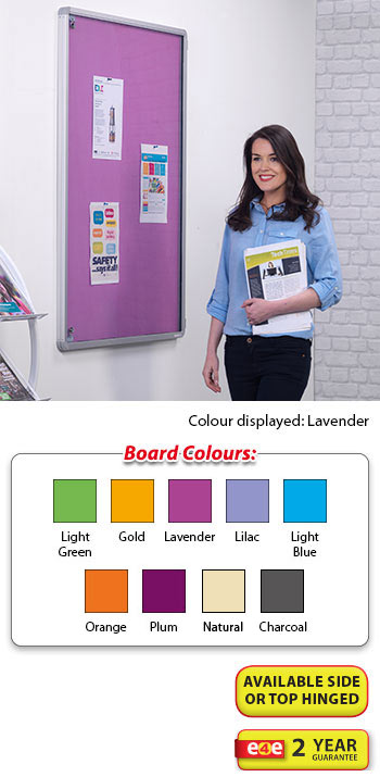 Accents Tamperproof Noticeboard - Single Door