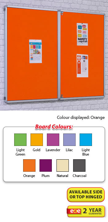 Accents Tamperproof Noticeboard - Double Doors