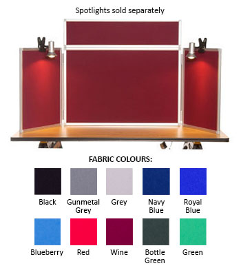 3-Panel MIDI Desktop Display Kit - Aluminium Frame