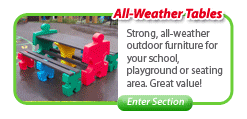 All Weather Outdoor School Tables