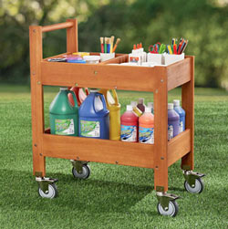 Outdoor Mobile Supply Cart