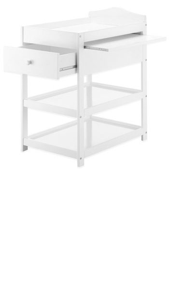 Baby Changing Unit with Drawer and Pull out shelf