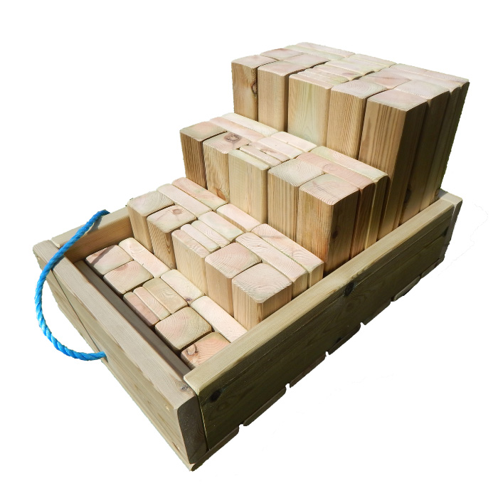 Block Cart And Blocks