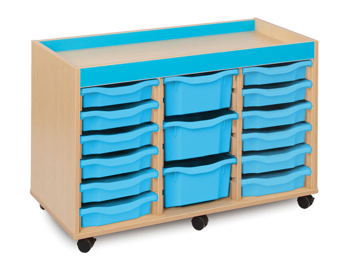 Bubblegum Range - Triple Column Tray Unit