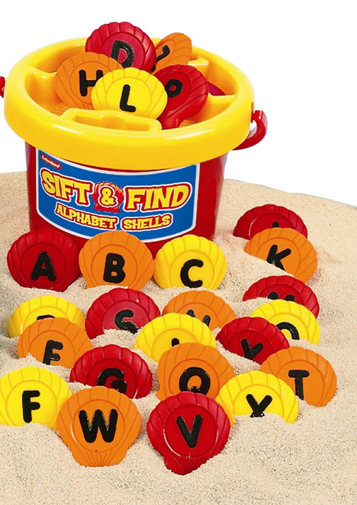 Sift And Find Alphabet Shells - Includes 26 Shells