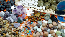 Stones And Minerals Treasure Basket