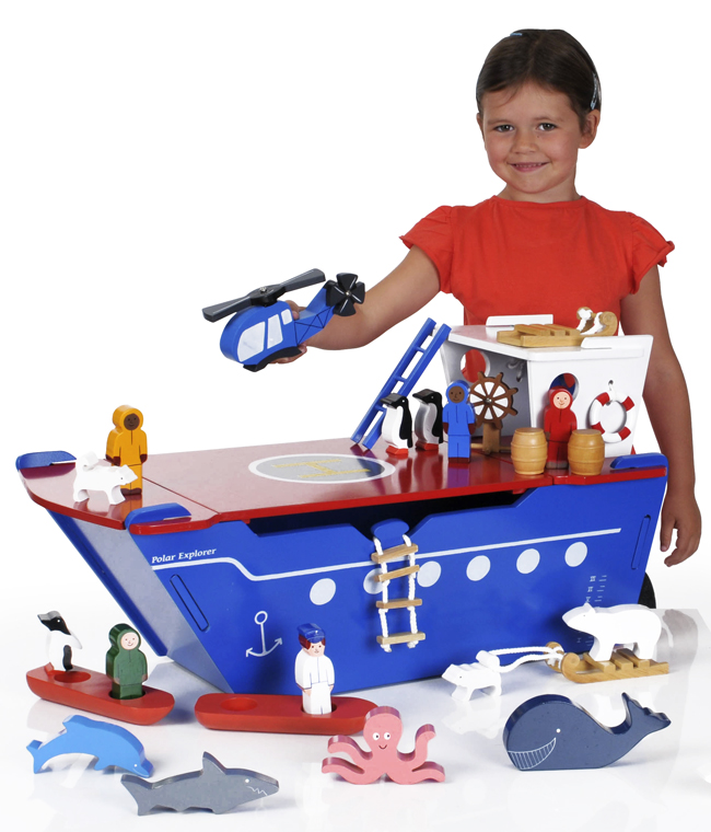 Large Wooden Polar Explorer Play Set