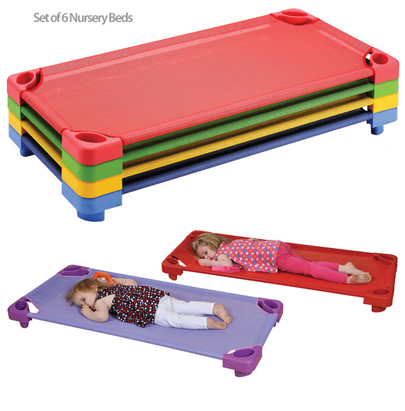 e4e - Stackable Nursery Beds - Set of 6 