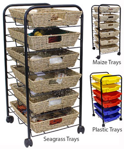 Multi Purpose Tray Storage - 6 Shelf