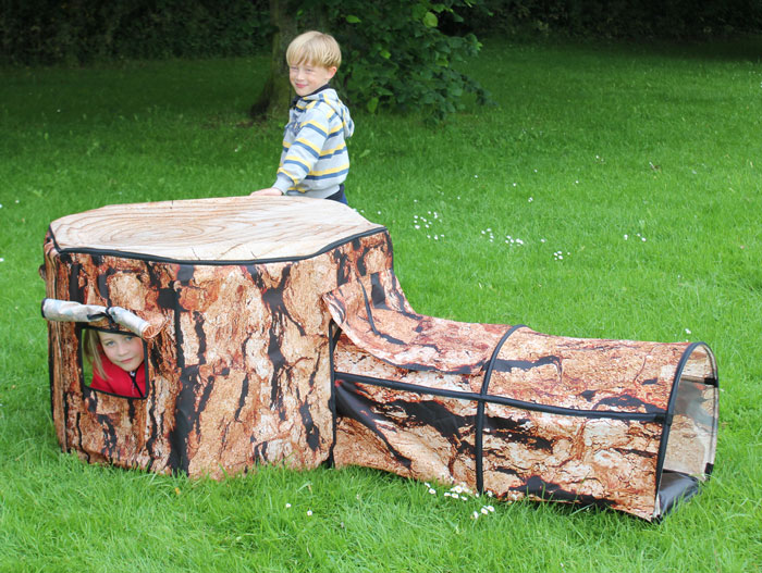 Tuff Tray Natural Tree House and Tunnel Play Den Cover & Frame