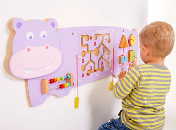 wall mounted sensory toys
