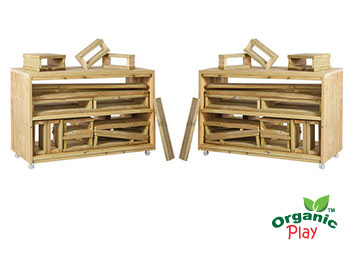 Big Block Trolleys and Blocks Set