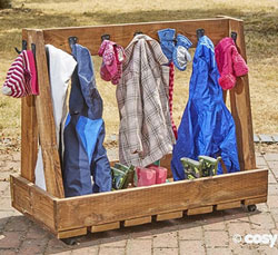 Nursery Cloakroom Storage (Mobile)