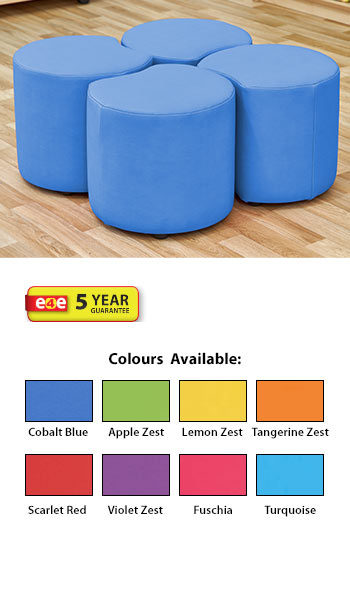 Acorn Primary Mini Bite Foam Seat - (Set of Four)
