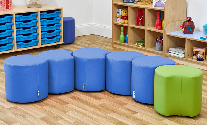 Acorn Primary Mini Bite Foam Seat - (Set of Six)