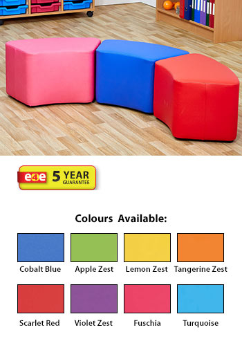 Acorn Primary Small Curve Foam Seat - (Set of Three)