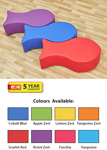 Acorn Early Years Fish Foam Seats - (Set of Three)