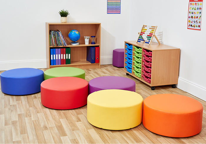 Acorn Early Years Large Dot Foam Seats - (Set of Six)