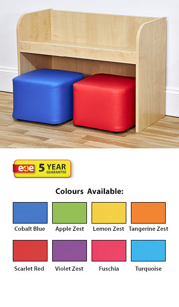 Acorn Early Years Activity Bench with Two Cube Seats