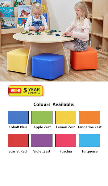 Acorn Early Years Activity Table with Four Cube Seats