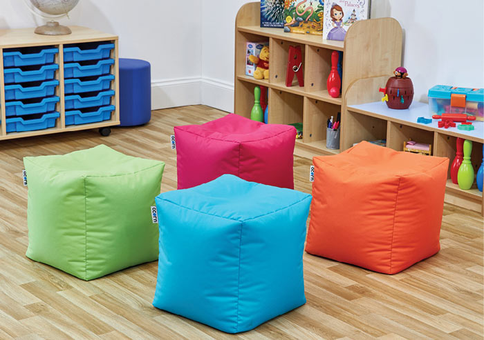 Acorn Bean Cube Seat - (Set of Four)