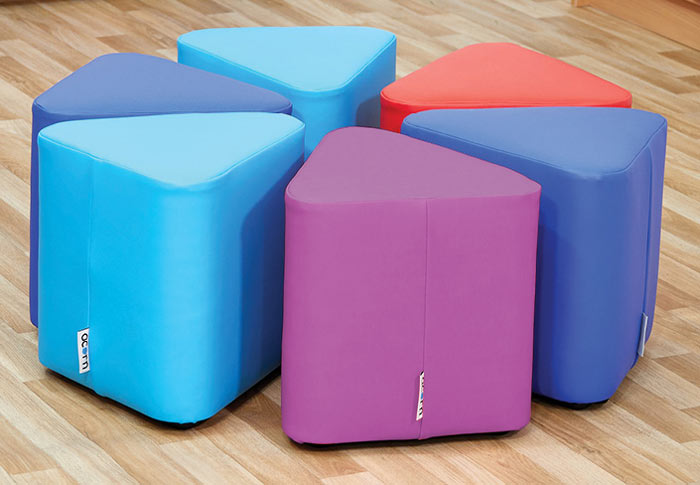 Acorn Primary Mini Wedge Foam Seats - (Set of Six)