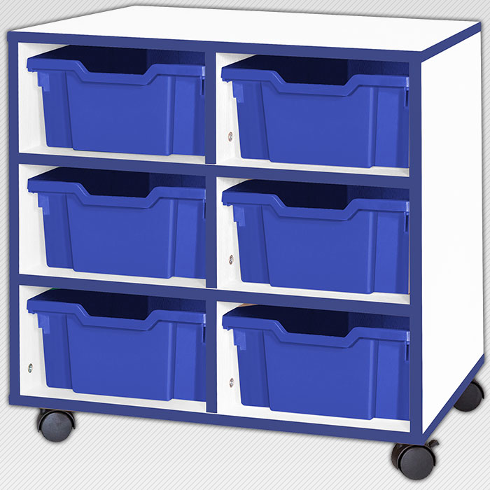 Jaz Storage Range - Double Width Deep Tray Units