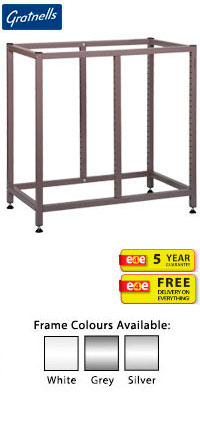 Gratnells Science Range - Under Bench Height Empty Double Column Frame - 725mm (holds 12 shallow trays or equivalent)