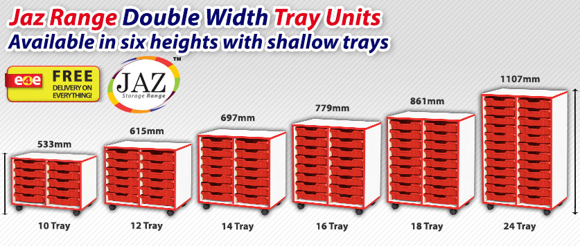 Double Width Shallow Tray Frag