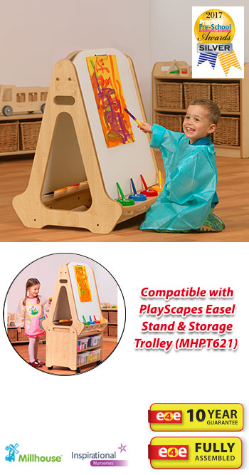 PlayScapes Double Sided Whiteboard Easel