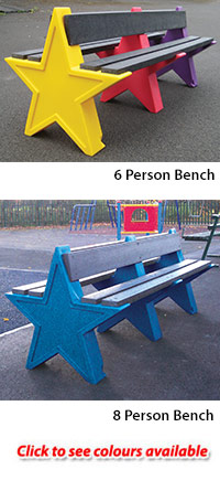 Double-Sided Star Bench