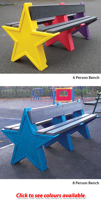 Double-Sided Star Bench