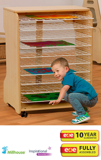 PlayScapes™ Drying Rack With 10 Drying Racks