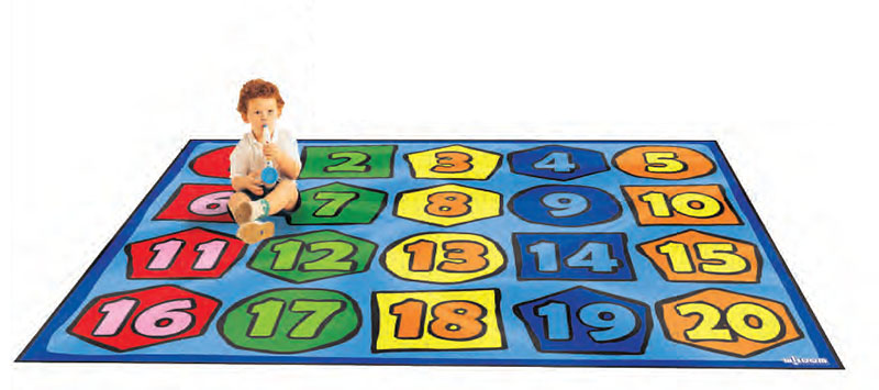 Number Placement Carpet - 2.4m x 2m