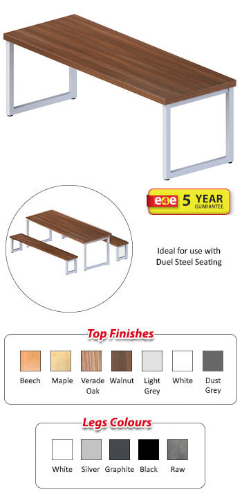 Duel Steel Table